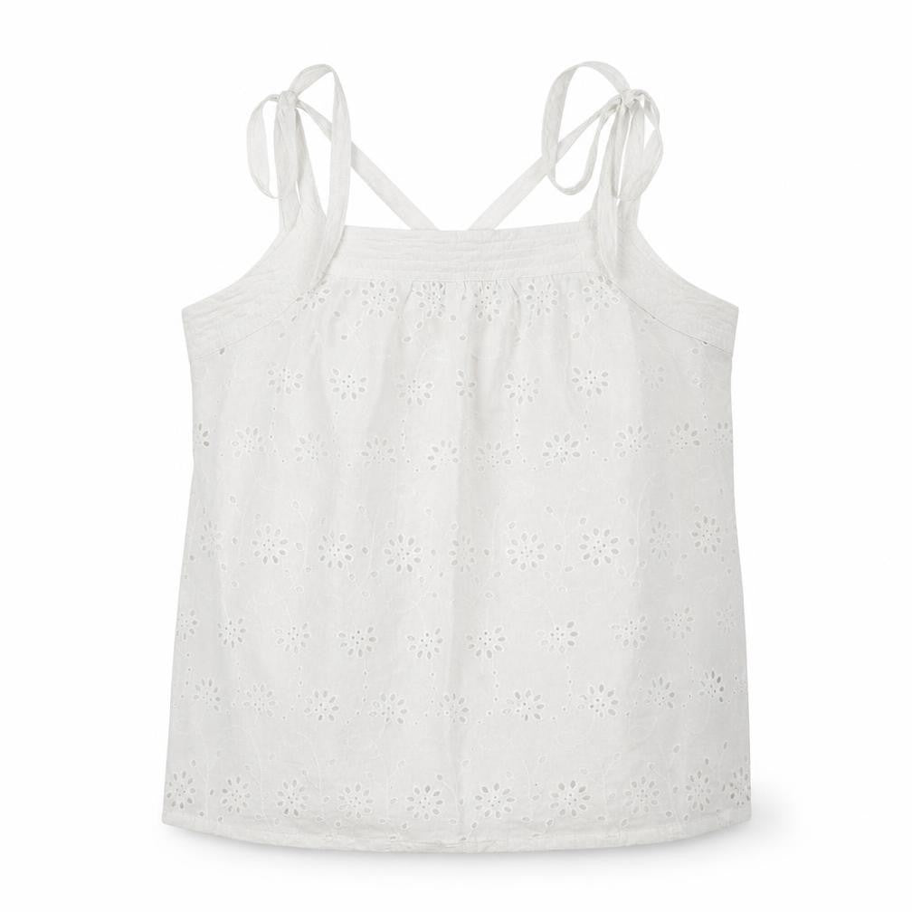 Dorothy Perkins Womens White Floral  Basic Tank Size 10