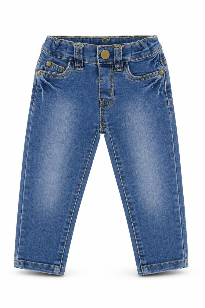 Evie Angel Girls Blue   Cargo Jeans Size 12-18 Months