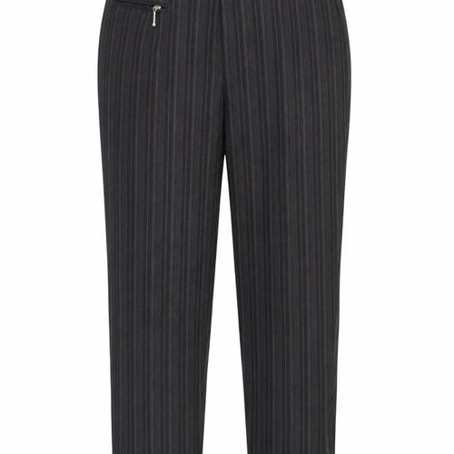 Best basics Womens Black Striped  Trousers  Size 14 L29 in