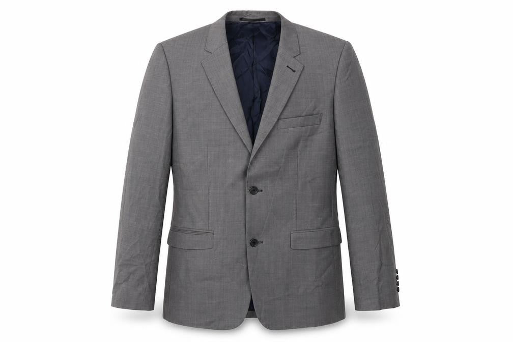 Topman Mens Grey   Jacket Suit Jacket Size 42