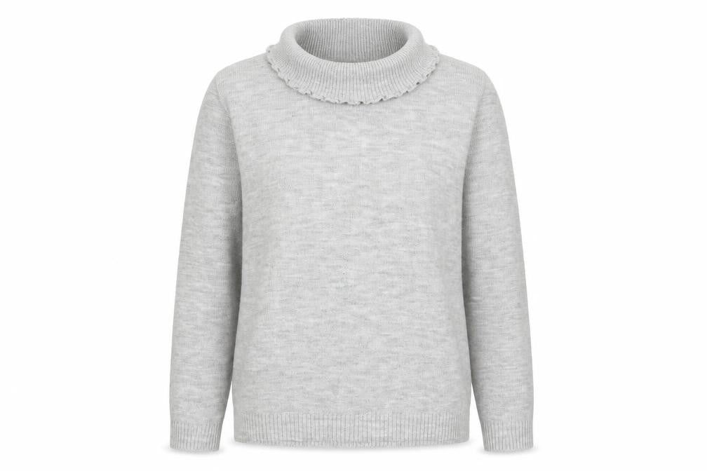 Beaumonde Womens Grey  Knit Pullover Jumper Size L