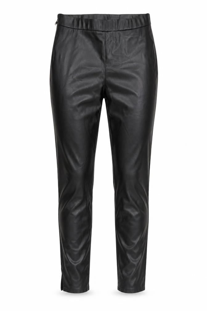Front view of Rich & Royal women’s black trousers, size UK 10, 27-inch leg