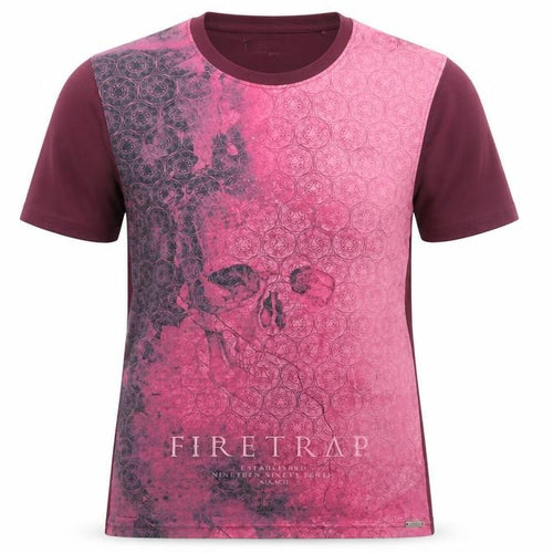 Fire Trap Womens Purple   Basic T-Shirt Size S