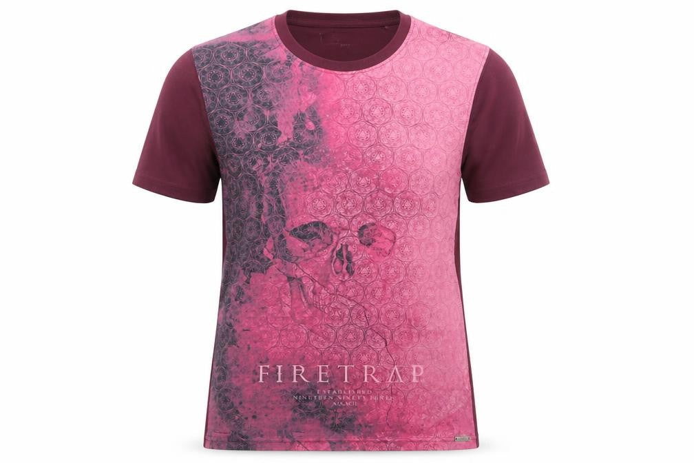 Fire Trap Womens Purple   Basic T-Shirt Size S