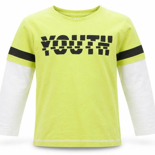 Very Boys Yellow Solid   Pyjama Top Size 7 Years  - Youth