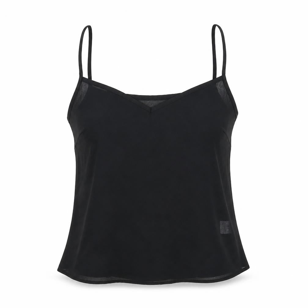 Preworn Womens Black   Basic Tank Size 14