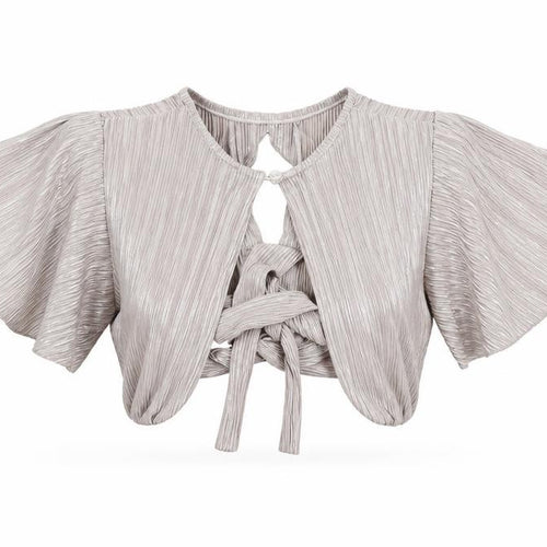 New Look Womens Grey   Basic Blouse Size 8