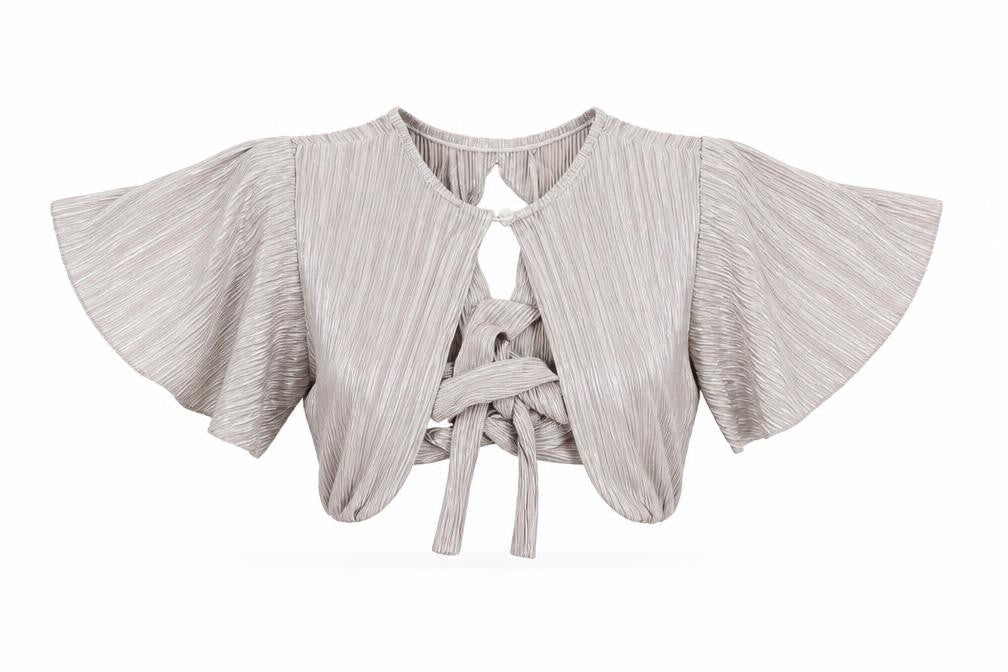 New Look Womens Grey   Basic Blouse Size 8
