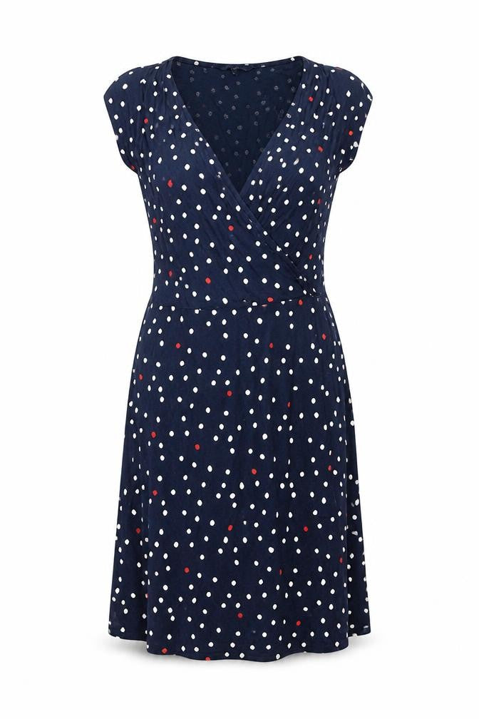 Front view of Next women’s blue fit & flare, size UK 6