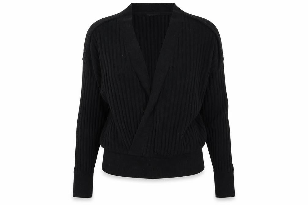 Miss Selfridge Womens Black  Knit Pullover Jumper Size 6