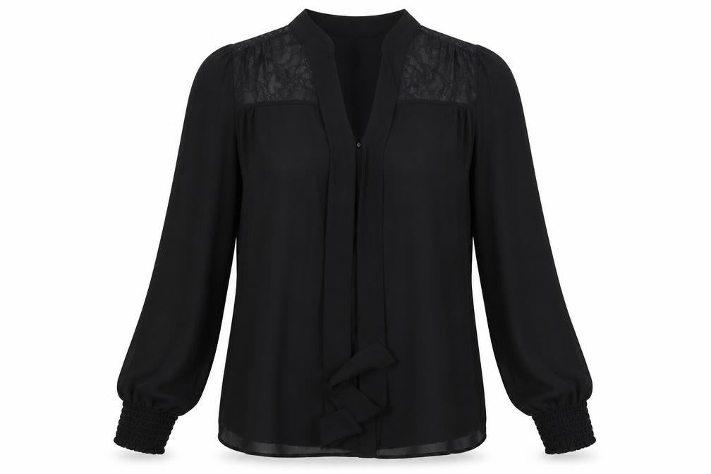 Dorothy Perkins Womens Black   Basic Blouse Size 8