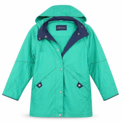 Telemac Womens Green   Jacket Coat Size S