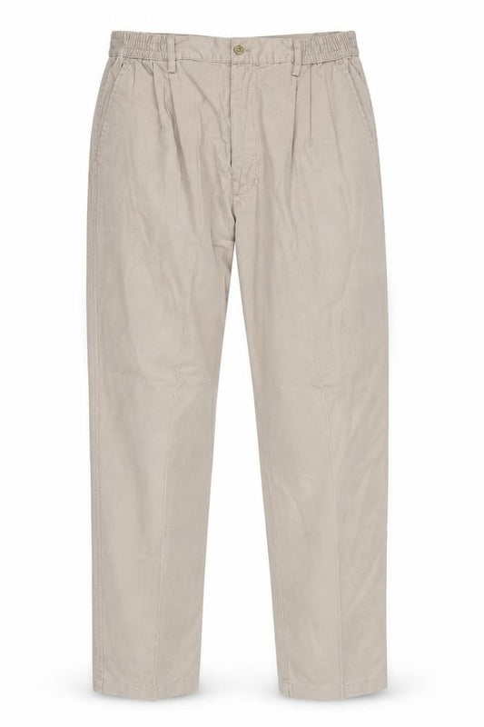 Front view of Cotton Traders women’s beige straight jeans, size UK 34, 32-inch leg