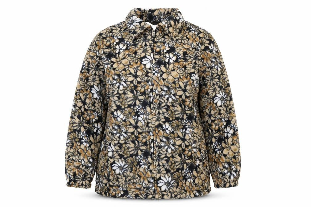 Classics Womens Beige Floral  Jacket  Size 16