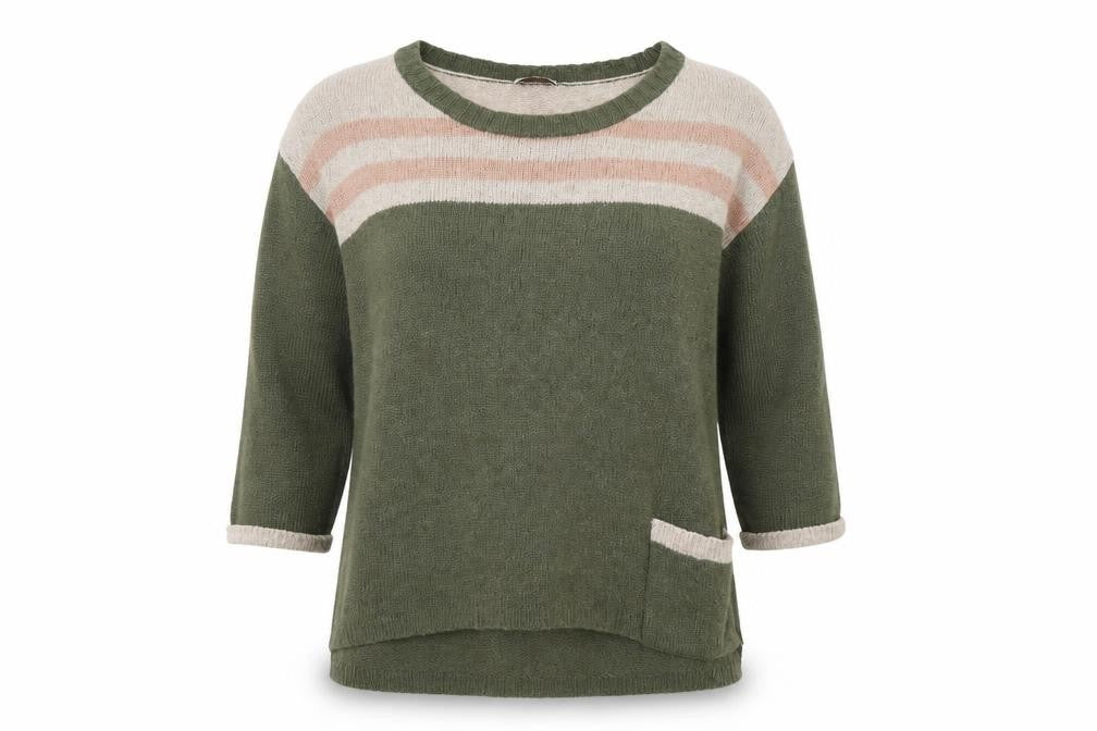 Wrap Womens Green   Pullover Jumper Size XS