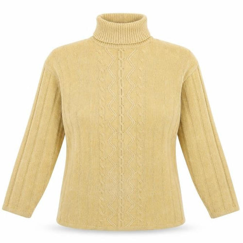 Holmewood Womens Beige  Knit Pullover Jumper Size 12