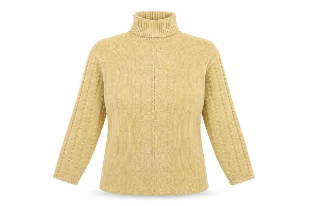 Holmewood Womens Beige  Knit Pullover Jumper Size 12