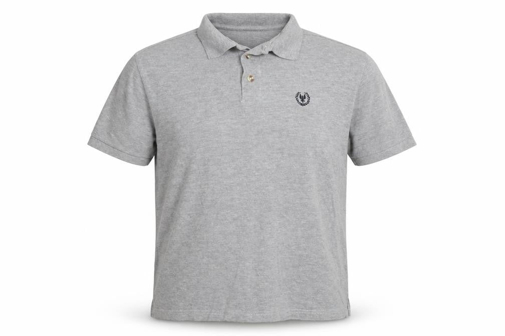 Freeport Mens Grey    Polo Size L