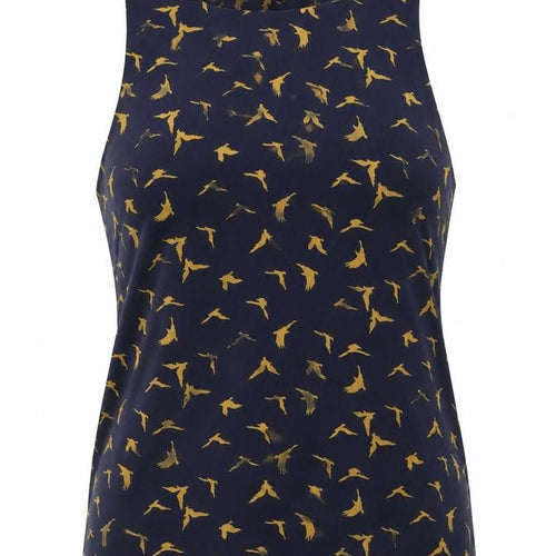Glamorous Womens Blue Polka Dot  Camisole T-Shirt Size 10