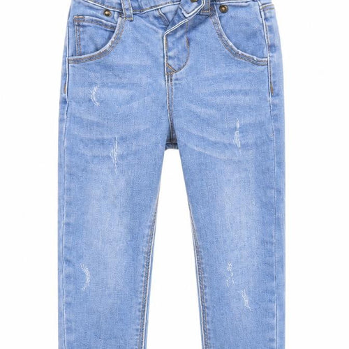Denim & Co. Boys Blue  Denim Cargo Jeans Size 12-18 Months
