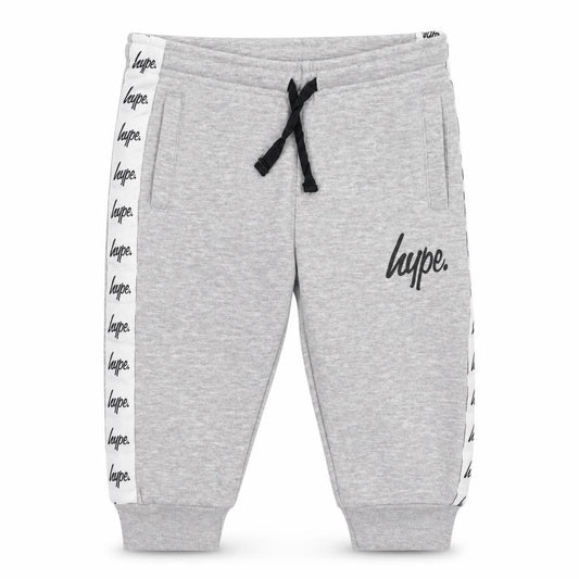Front view of Hype boys’ grey sweat shorts, size 7, years