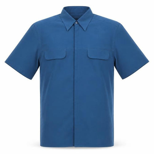 Jonathan Adams Mens Blue    Button-Up Size S