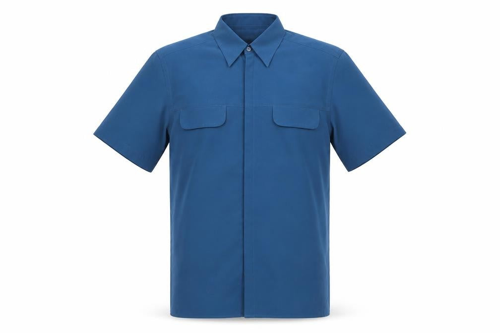 Jonathan Adams Mens Blue    Button-Up Size S