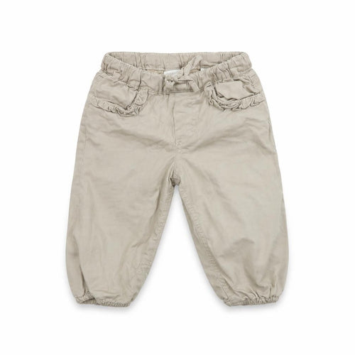 H&M Girls Beige   Cropped Trousers Size 12 Months