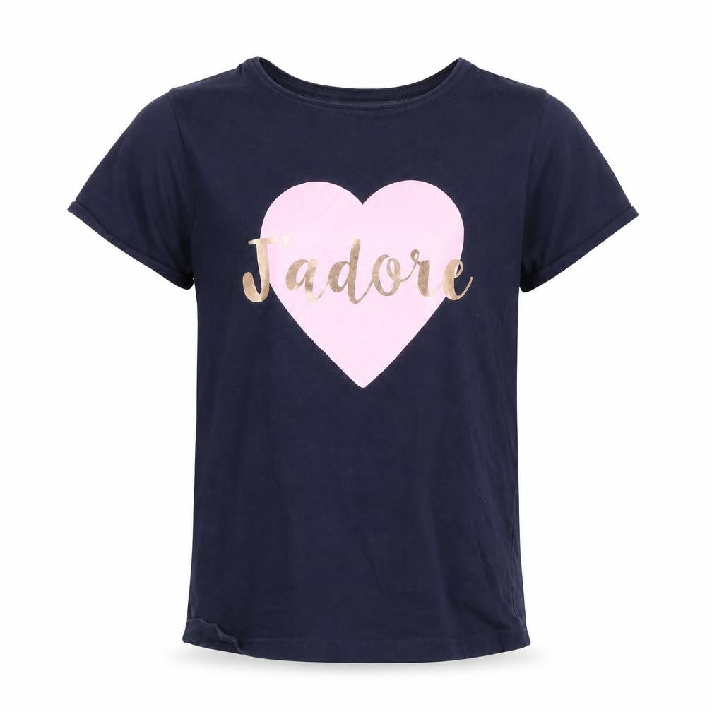 YD Girls Blue   Basic T-Shirt Size 12 Years