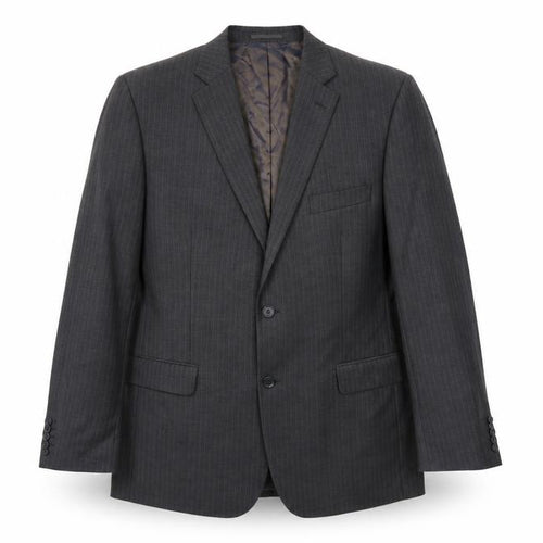 George Mens Grey Check  Jacket Suit Jacket Size 38
