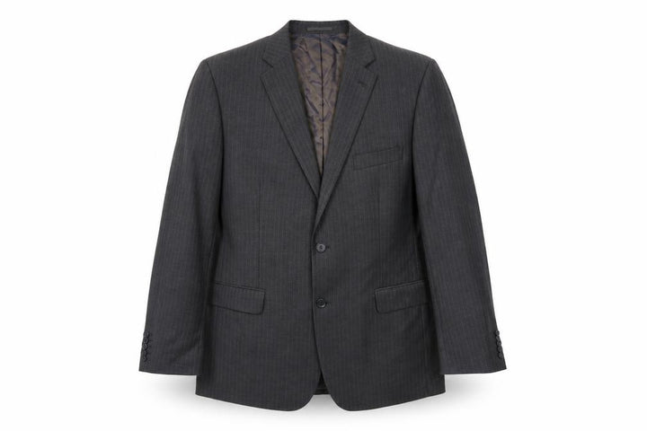 George Mens Grey Check  Jacket Suit Jacket Size 38