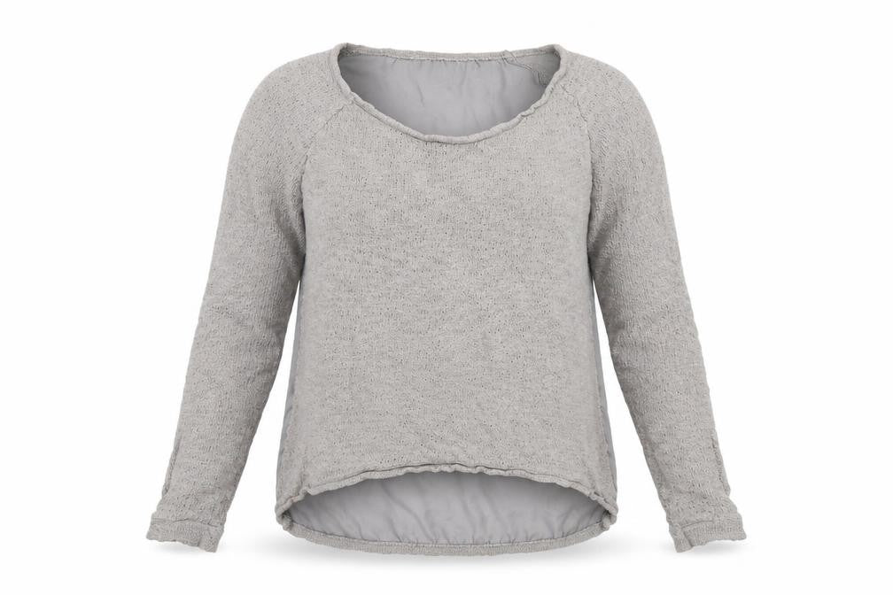 Cubus Womens Grey  Knit Pullover Jumper Size M  - satin back