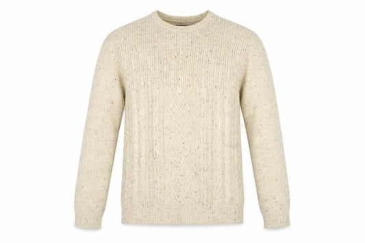 Front view of Red Herring men’s beige jumper, size S