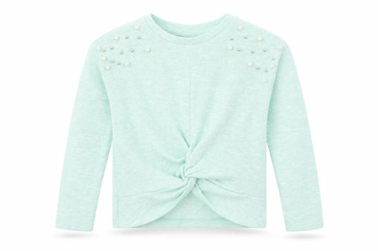 Matalan Girls Blue   Pullover Jumper Size 5 Years  - Twist front