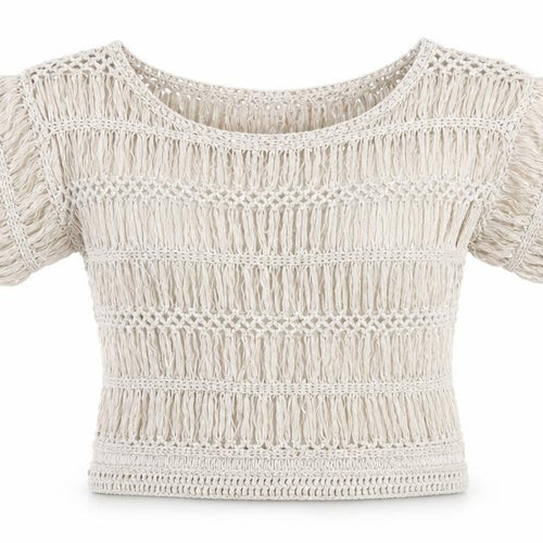 Miss Selfridge Womens Beige   Basic T-Shirt Size 6