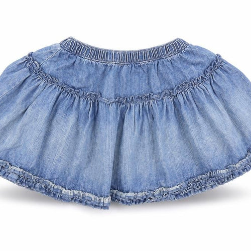 George Girls Blue  Denim A-Line Skirt Size 3-4 Years