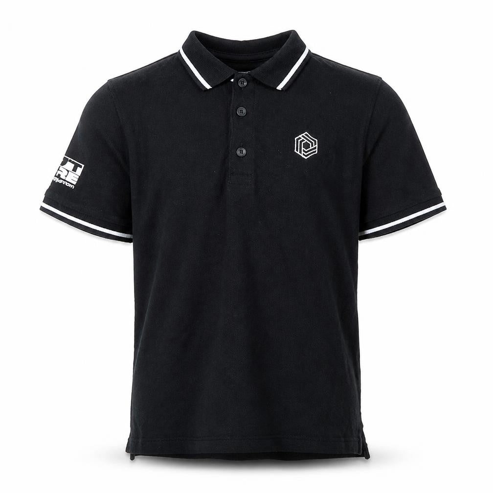 F&F Boys Black   Basic Polo Size 8-9 Years