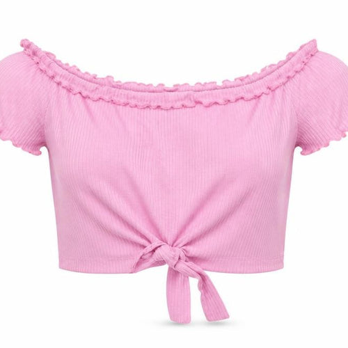 Misguided Womens Pink   Cropped Tank Size 6