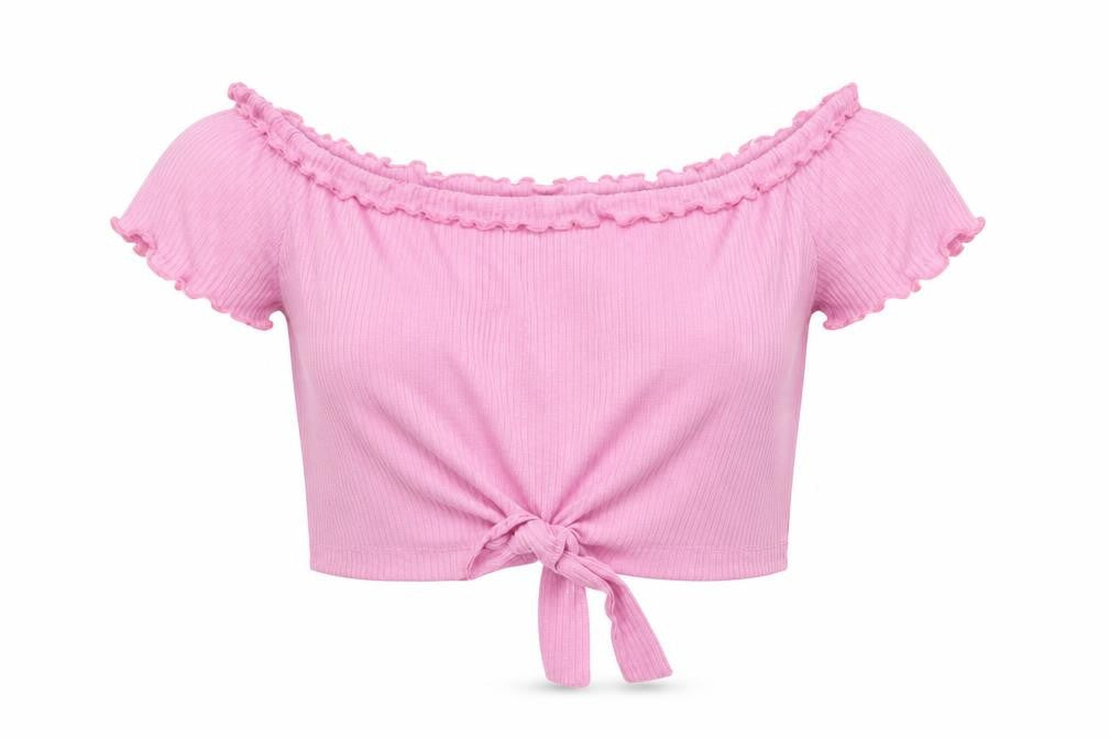 Misguided Womens Pink   Cropped Tank Size 6