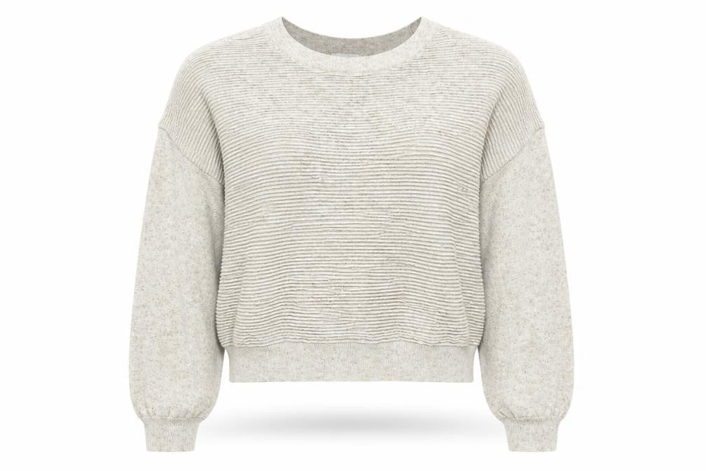 Jaqueline deYong Womens Beige   Pullover Jumper Size XL  - Crop jumper