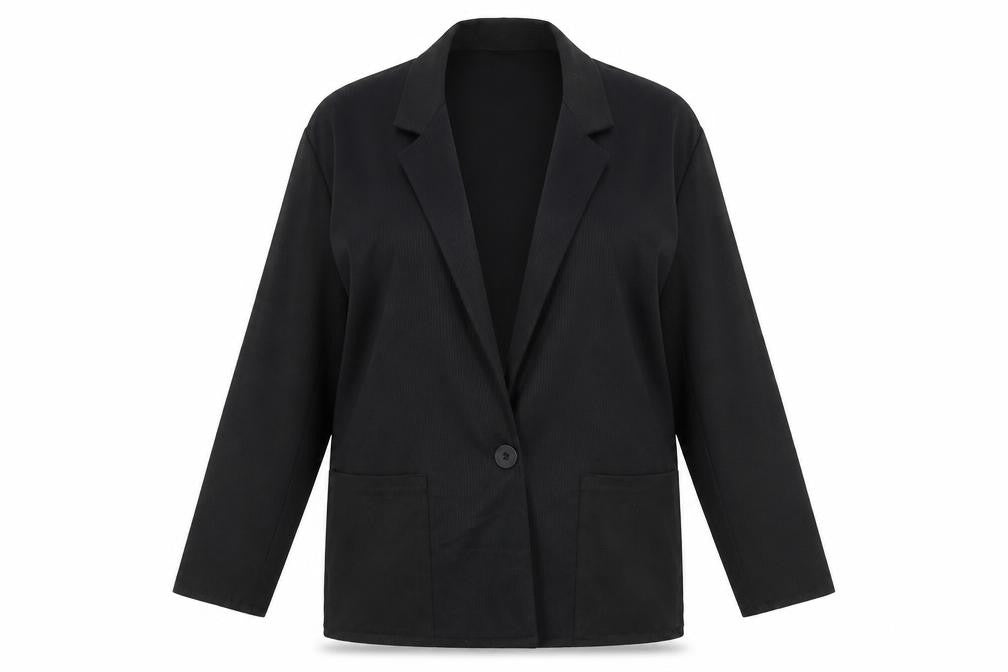 Preworn Womens Black   Jacket Blazer Size 12