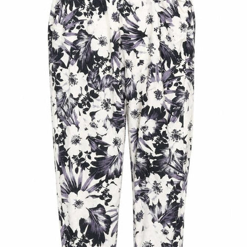 Dorothy Perkins Womens White Floral  Jogger Trousers Size 6