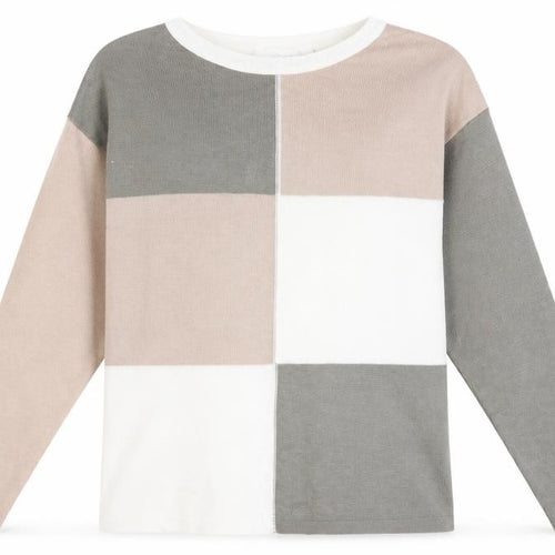 Jessica Reid Womens Multicoloured Plaid  Pullover Jumper Size M