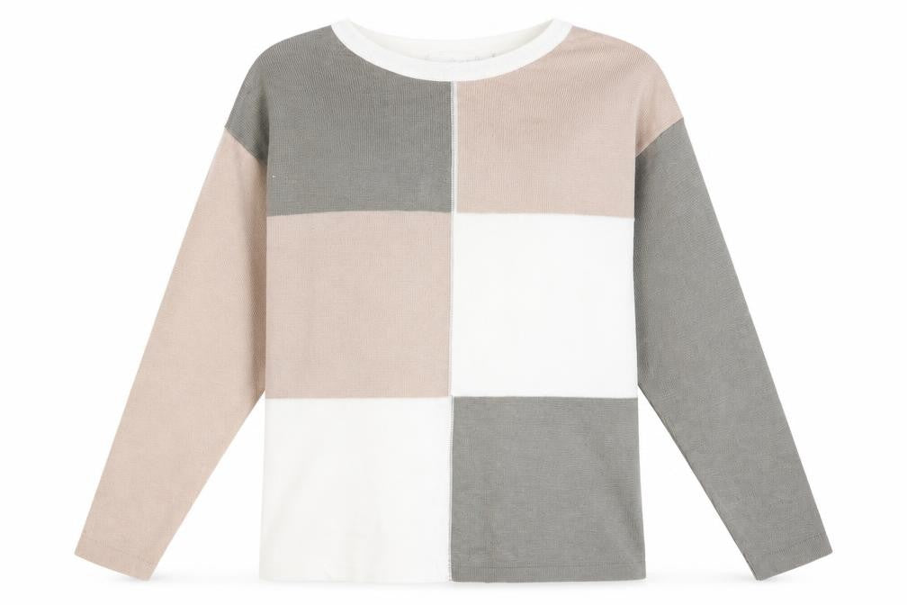 Jessica Reid Womens Multicoloured Plaid  Pullover Jumper Size M