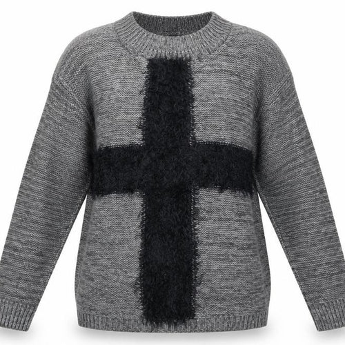 Miss Selfridge Womens Grey   Pullover Jumper Size 10