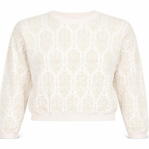 Topshop Womens Pink Floral  Pullover Jumper Size 10
