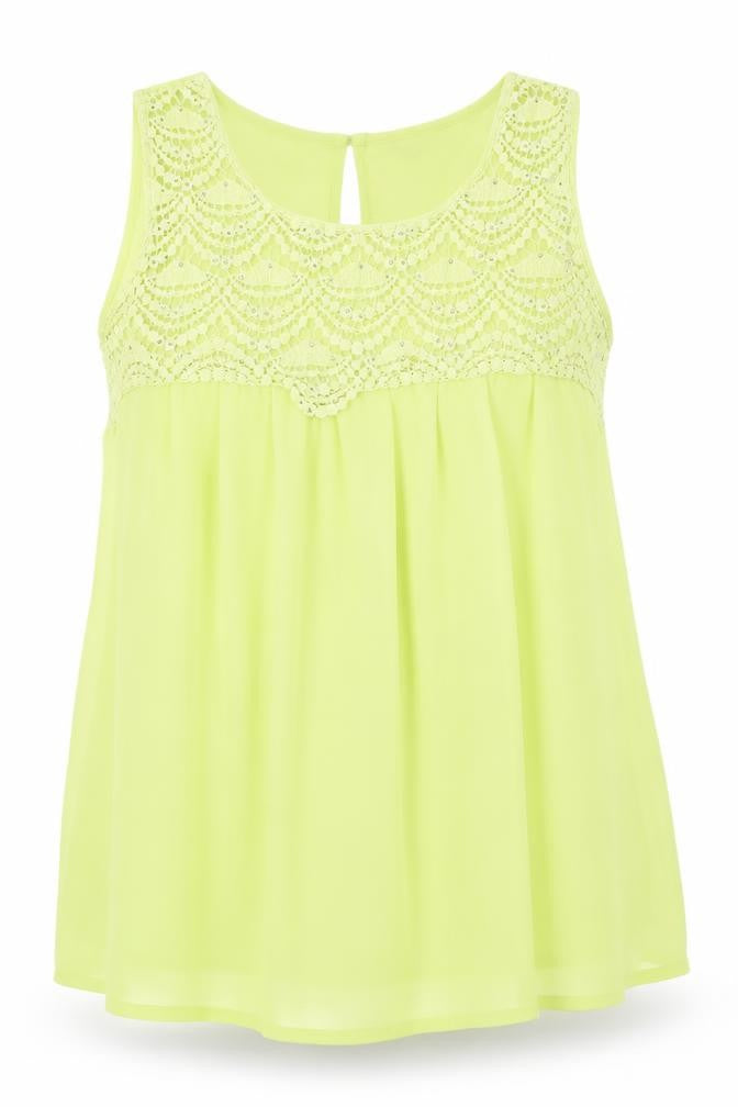 Dorothy Perkins Womens Green   Camisole Tank Size 16