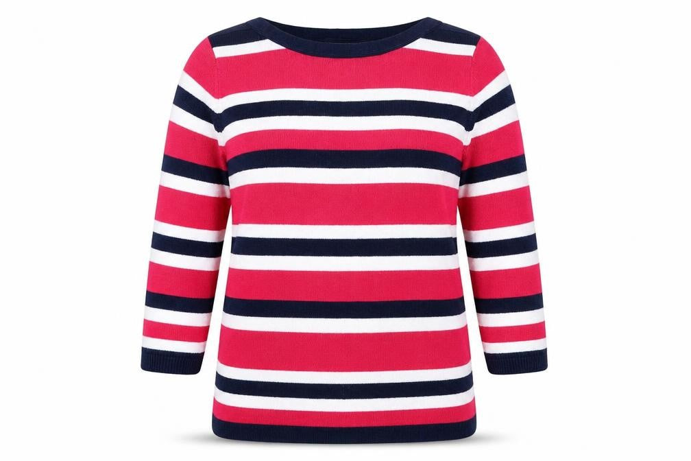 Papaya Womens Pink Striped  Pullover Jumper Size 12