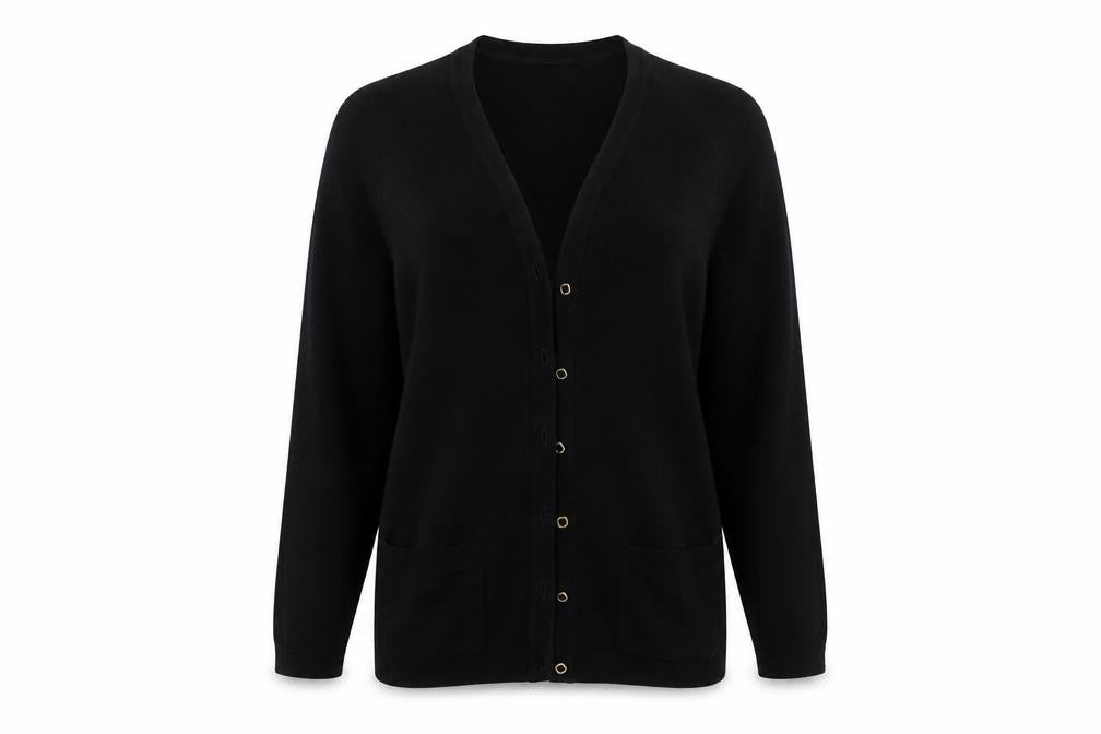 Holmewood  Womens Black   Cardigan Jumper Size M