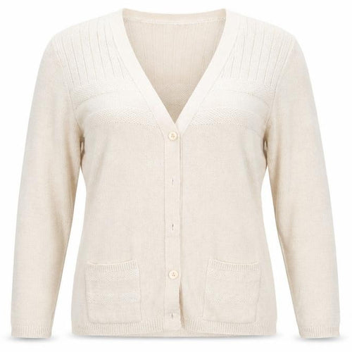 Keeno Womens Beige   Pullover Jumper Size M